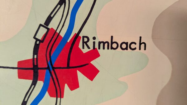 Landkartenaussschnitt der Gemeinde Rimbach
